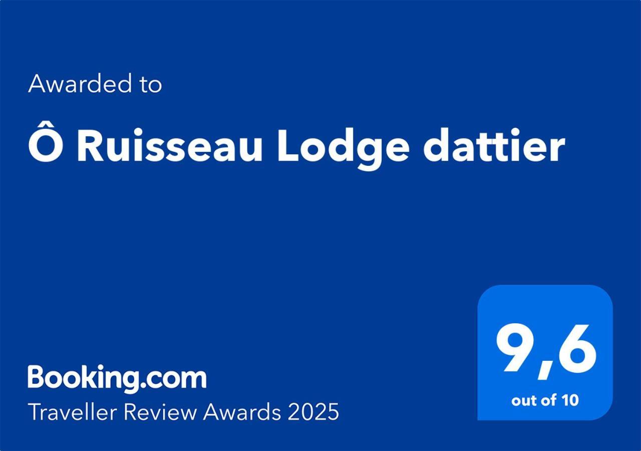 O Ruisseau Lodges - Lodge Dattier Saint-Louis Buitenkant foto